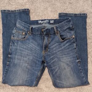 Wrangler Men's Boot Cut Jeans - Classic Blue